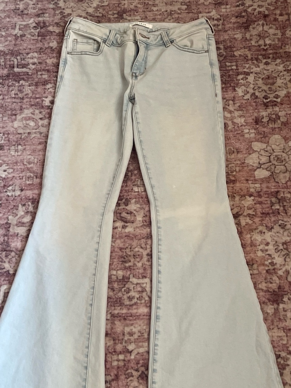 PacSun Light Blue Low Rise Flare Jeans
